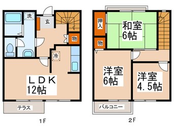 間取図 深川テラス第一