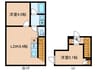 Ｈｅｒｍｅ神楽坂 2LDKの間取り