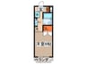 花とうビル 1Kの間取り