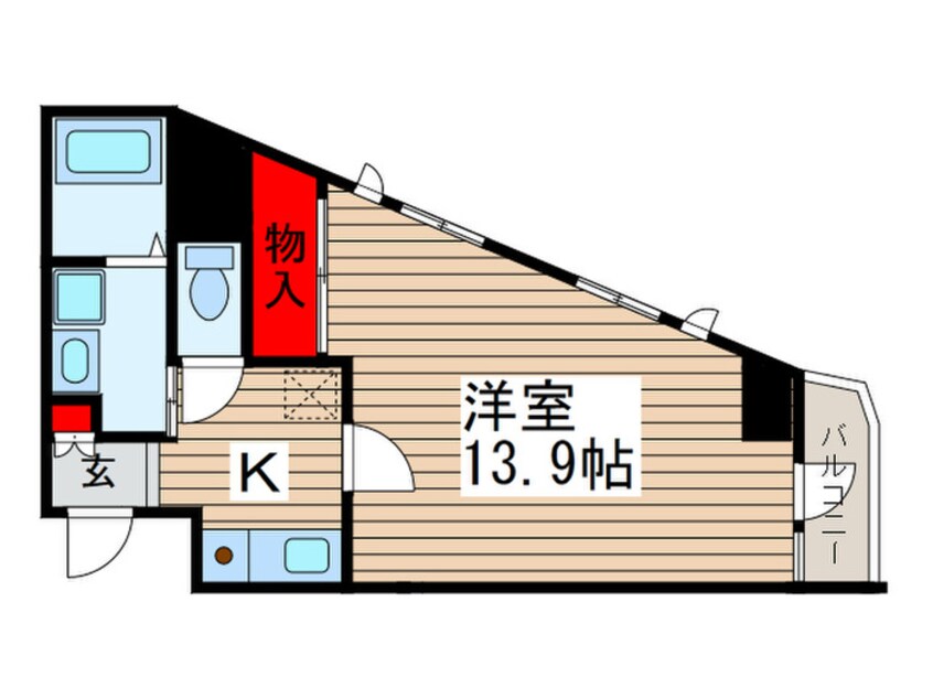 間取図 アウロ－ラ