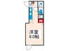 セレブラーレ町屋 1Rの間取り