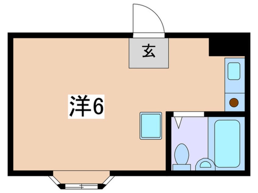 間取図 ビバリ－ヒルズＡ