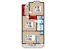 ステラータ深谷 2LDKの間取り