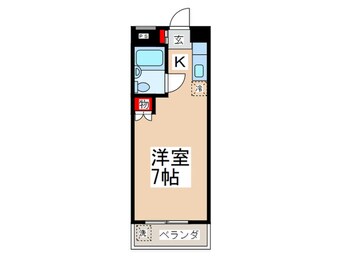 間取図 メゾン国立(305)