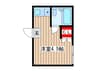 ワイズフラット 1Rの間取り