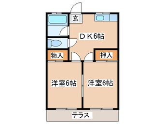 間取図 ちとせハイム