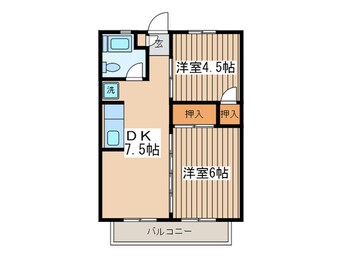 間取図 サンホワイトＣ１０５