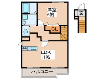 間取図 カサブランカ・シックス