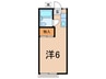 つつじ荘 1Rの間取り