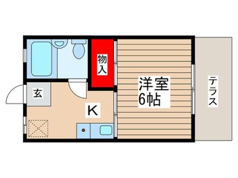 間取図 フラワ－ハイツ