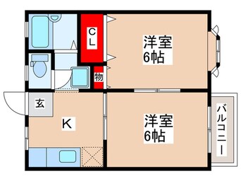 間取図 フラワ－ハイツ