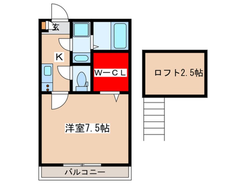 間取図 BestStageシリウス塚越