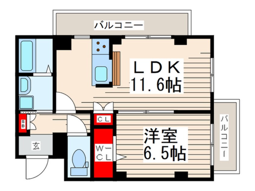 間取図 エトワス東葛西