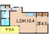 ビバリ－ホ－ムズ神宮前Ａ・Ｐ 1LDKの間取り