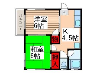 間取図 越智荘