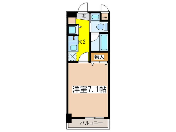 間取り図 レジディア新川(316)