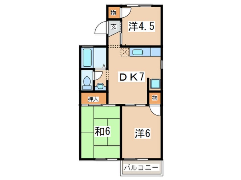 間取図 サンライズシブヤ