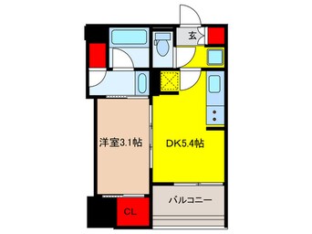 間取図 パークアクシス神保町