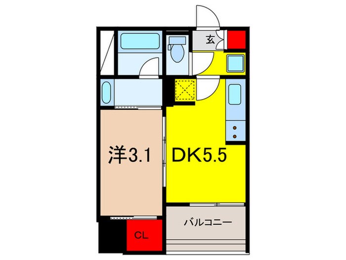 間取り図 パークアクシス神保町