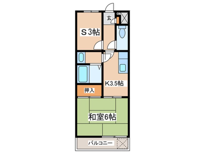 間取図 メゾン・ド・来夢