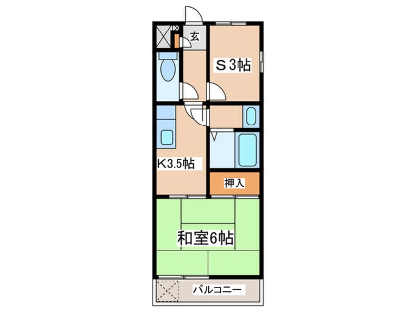間取図 メゾン・ド・来夢