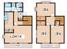 ビューパレスA 3LDKの間取り