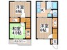 シティハイツ・山崎A棟 3Kの間取り