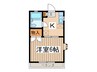 プレタメゾン和泉 1Kの間取り