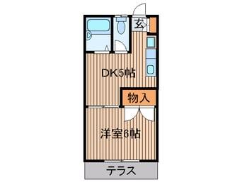 間取図 ブルーフォリスト　２