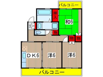 間取図 隆の湯ハイツ