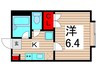 ２１０アパ－トメントＢ棟 1Kの間取り