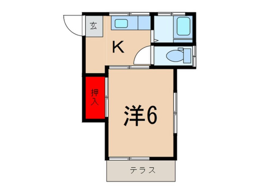 間取図 ウエストコーポ