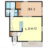 コーポ上小Ⅱ 1LDKの間取り