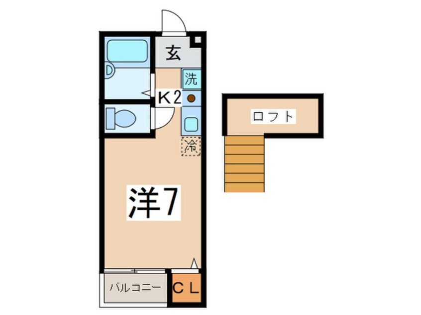 間取図 しゃんぶる　みお