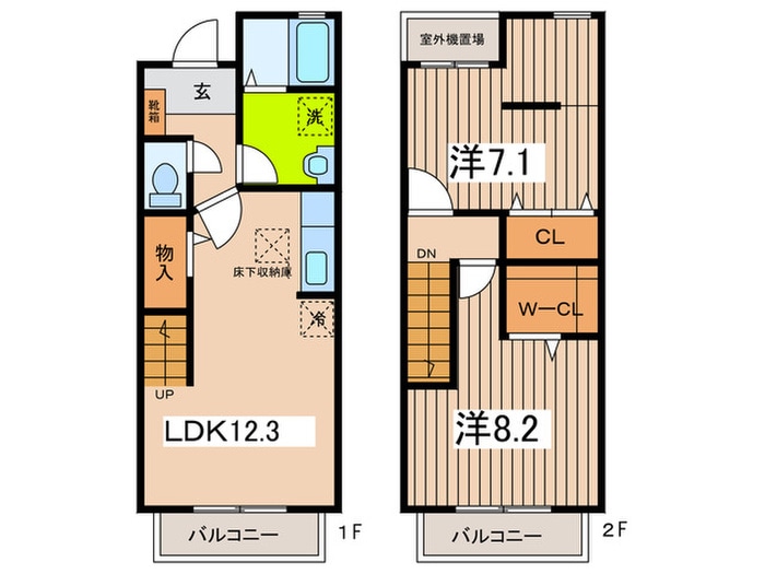 間取り図 ラヴィエ－ル