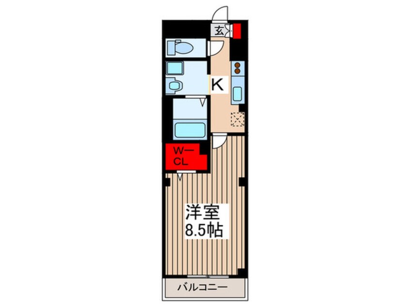 間取図 GENOVIA原木中山