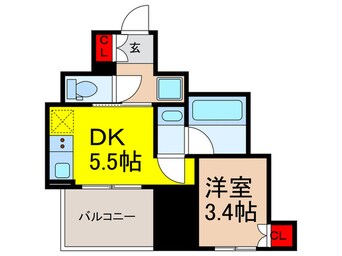 間取図 パークアクシス神田レジデンス