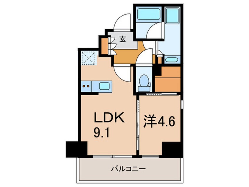 間取図 パークアクシス神田レジデンス