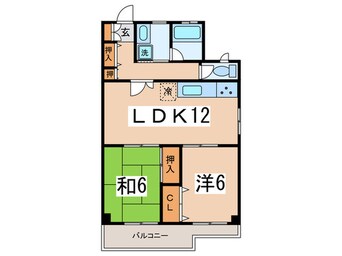 間取図 コ－トアベニュ－横浜