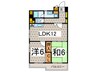 コ－トアベニュ－横浜 2LDKの間取り
