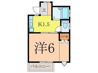 間取図 クロ－バ－ハイツ