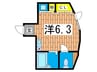 プルメリア・ガ－デン 1Rの間取り