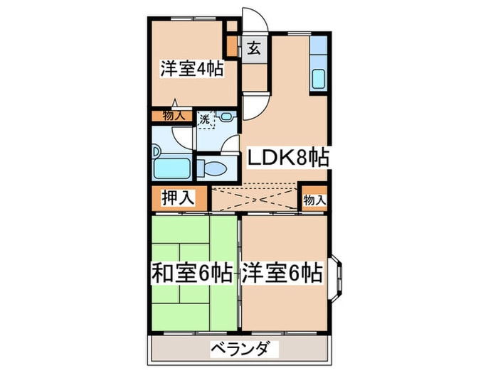 間取り図 コートグレイスエクセレント