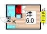 コーポタイムフェア 1Kの間取り