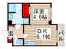 ＳＥＴＴＥＲ　ＲＩＤＧＥ 1DKの間取り
