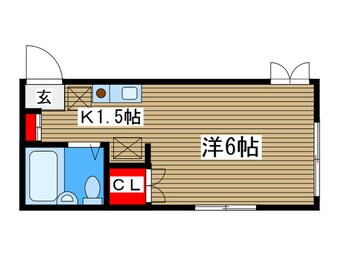 間取図 ヴァンテ蒔野