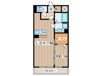 間取図 トネリコテラス　２