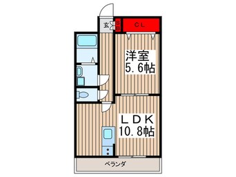 間取図 マンションプラティーノ