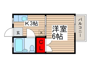 間取図 メゾン岩瀬