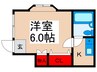 ローズマンション２５番館 1Kの間取り